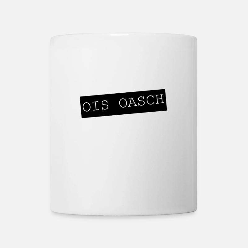OIS OASCH Typografischer Kontrast - Tasse - Weiß