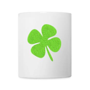 Kleeblatt - Tasse - Weiß - Vorne