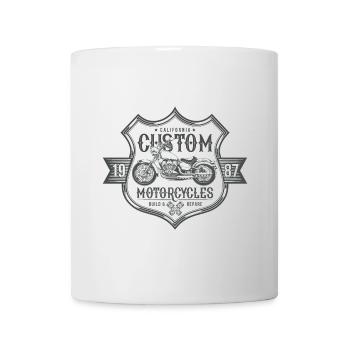 Custom Motorcycles America Motorcycle Retro Gift - Mug - white - Front