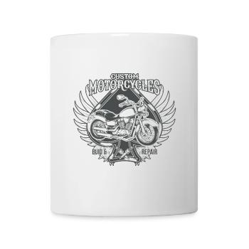 Custom Motorcycles America Motorcycle Retro Gift - Mug - white - Front