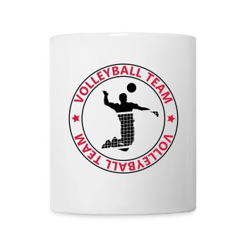 volleyball team - Mug - white - Front