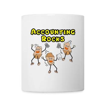Comptabilité Rocks - Mug blanc - blanc - Devant