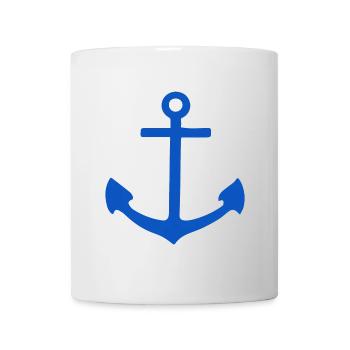 Maritimer Anker - Tasse - Weiß - Vorne