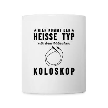 Médecin proverbes drôles coloscopie cadeau d’endoscopie - Mug blanc - blanc - Devant