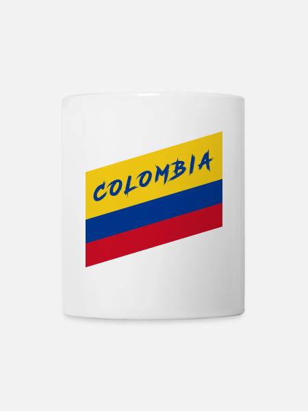 Colombie Drapeau national / Cadeau Bogota - Mug blanc - blanc