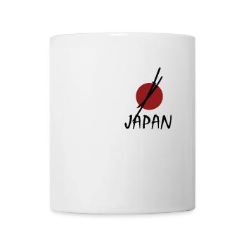 japan samurai swords red sun - Mug - white - Front