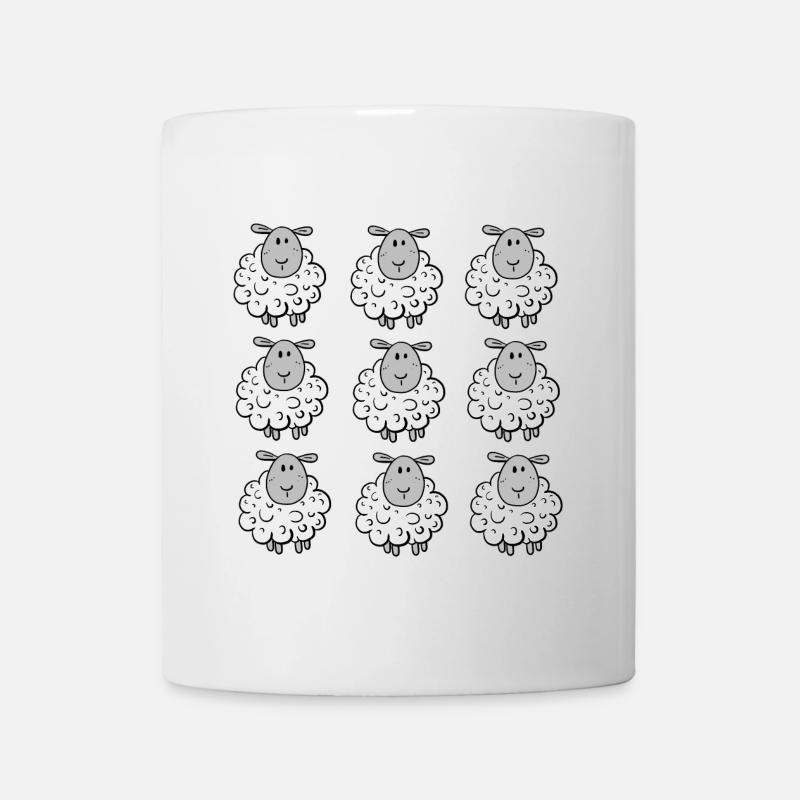 Funny Schafherde I Schafe I Schäfchen I Geschenk - Tasse - Weiß