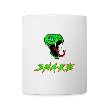 Serpent animal cadeau Kobra Boa Mamba Reptile - Mug blanc - blanc - Devant
