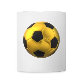 FUssBALL - Tasse - Weiß - Vorne