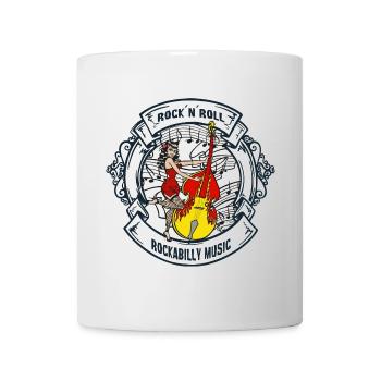 Rockabilly Music - Rock´n´Roll - Tasse - Weiß - Vorne