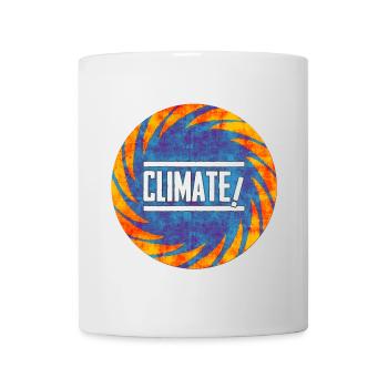 Klimawandel Protest Design - Tasse - Weiß - Vorne