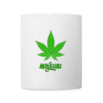 marijuana green - Tasse - Weiß - Vorne