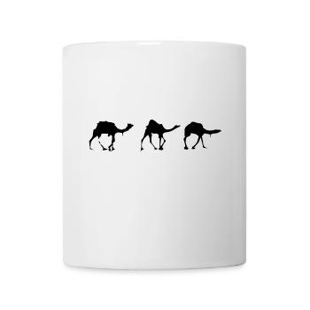 Chameaux - Mug blanc - blanc - Devant