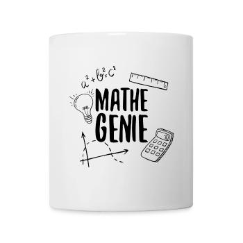 Mathe-Genie Mathematik Genie Rechenkünstler Mathe - Tasse - Weiß - Vorne