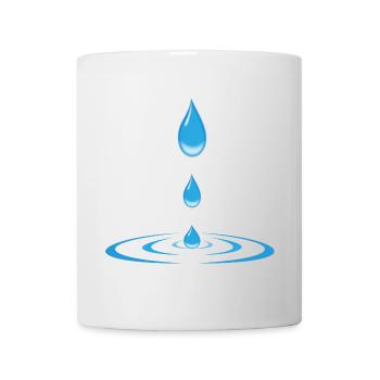 drops and waves - Mug - white - Front