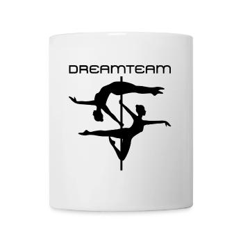 Duo Pole Tanz Silhouette - Tasse - Weiß - Vorne