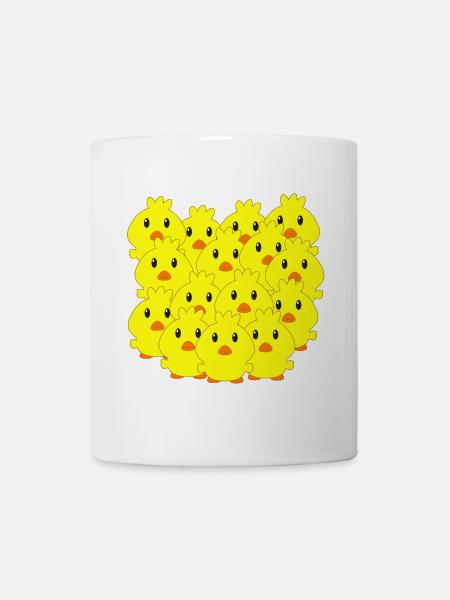 Poussins, Pâques, animaux pour enfants, poussins doux - Mug blanc - blanc