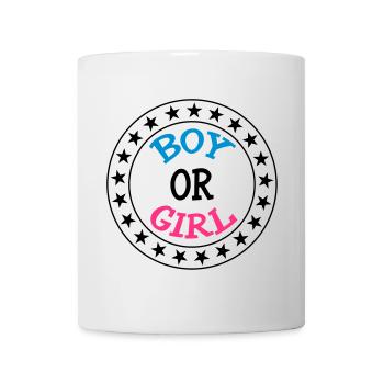 Boy or Girl - Mug blanc - blanc - Devant