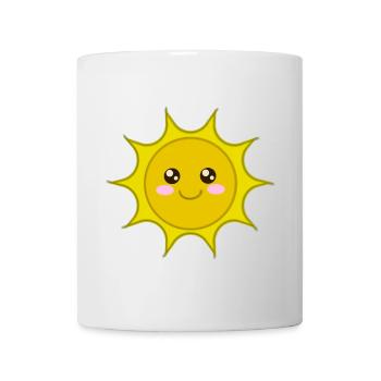 Sonne, süße niedliche Sonne, sun, cool baby shirt - Tasse - Weiß - Vorne