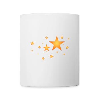 Stars in Orange - Mug - white - Front