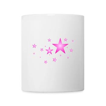 Stars in Pink - Mug - white - Front