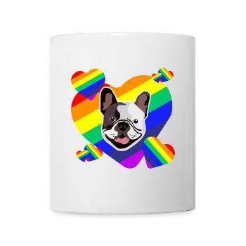 Favorite Dogs French Bulldog - Gift - Mug - white - Front