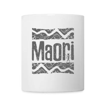 T-shirt à imprimé tribal Maozi - Mug blanc - blanc - Devant