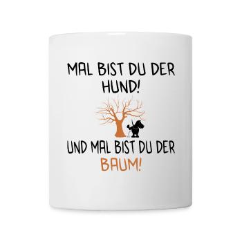 Mal Hund mal Baum - Tasse - Weiß - Vorne