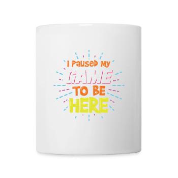 Joueur cadeau d'anniversaire - Mug blanc - blanc - Devant