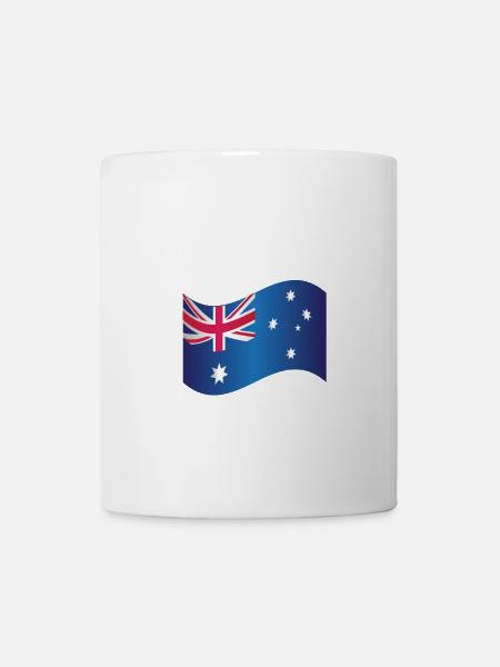 Australian Flag  - Mug - white