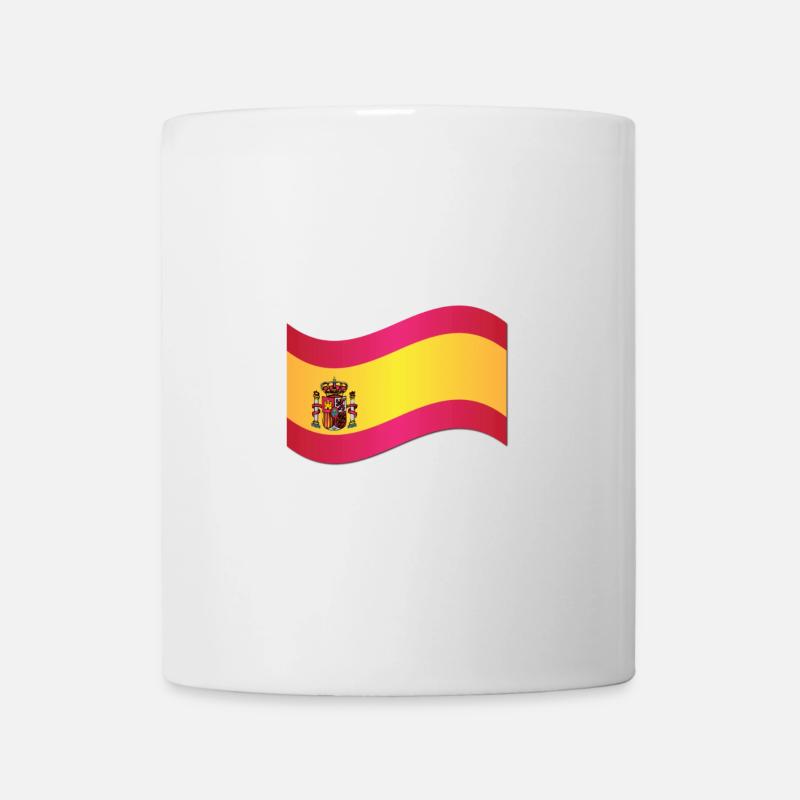 Drapeau espagnol - Mug blanc - blanc