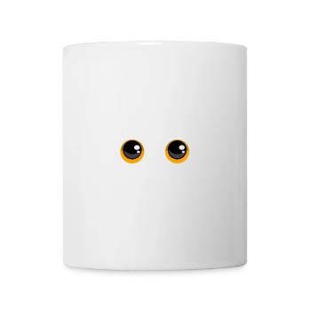 Cute black cat face - gift idea - Mug - white - Front