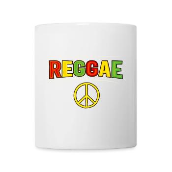 Reggae Peace Color Play Design - Mug - white - Front