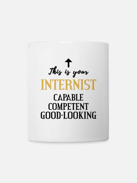 Médecin Médecine interne cadeau drôle - Mug blanc - blanc