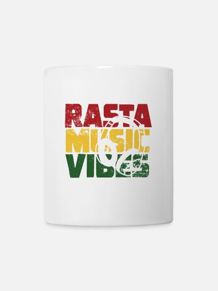 RASTA MUSIC VIBES - Mug - white