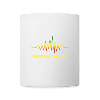 Reggae Sound Wave Design - Mug - white - Front
