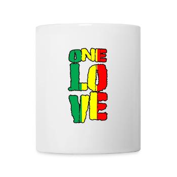 Un Drapeau Pan-Afrikan d’Amour - Mug blanc - blanc - Devant