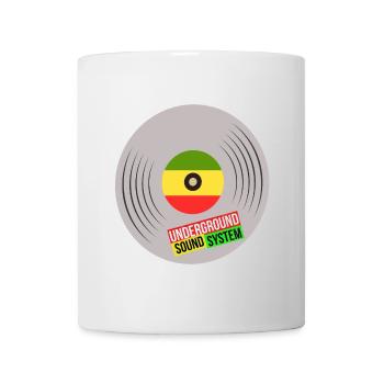 Untergrund Vinyl Sound System - Tasse - Weiß - Vorne