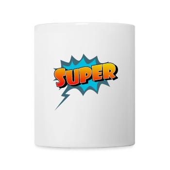 Super Comic Lettering Symbol - Tasse - Weiß - Vorne