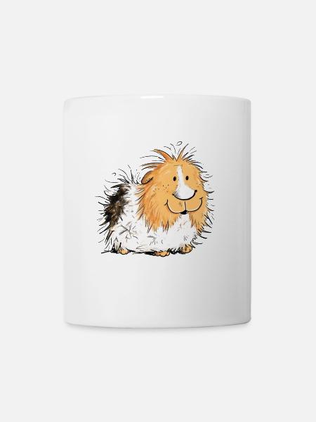 Knuddeliges Meerschweinchen I Meerwutzchen Comic - Tasse - Weiß
