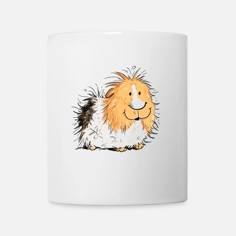 Knuddeliges Meerschweinchen I Meerwutzchen Comic - Tasse - Weiß