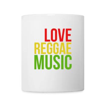 One Love Conception musicale Reggae - Mug blanc - blanc - Devant