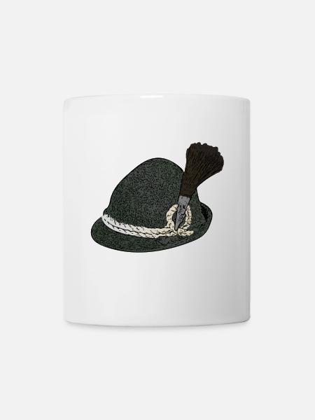 Gamsbart - Tasse - Weiß