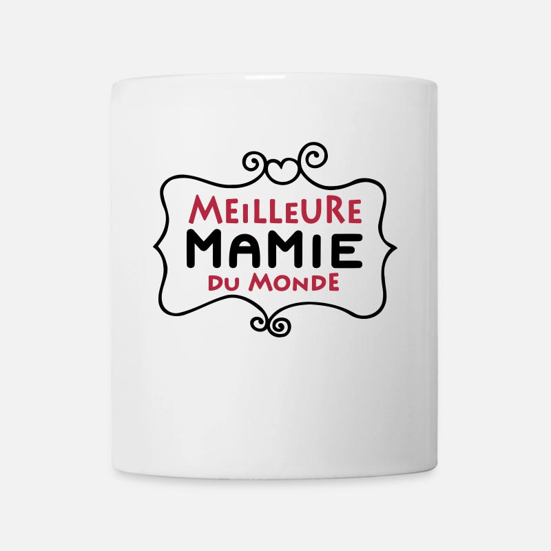 Meilleure MAMIE du monde (2c) - Mug blanc - blanc