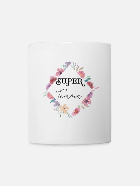 Super Témoin - Mug blanc - blanc