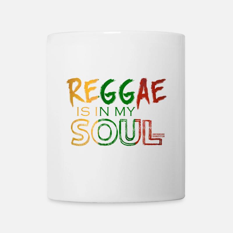 Reggae soul aux couleurs vives - Mug blanc - blanc