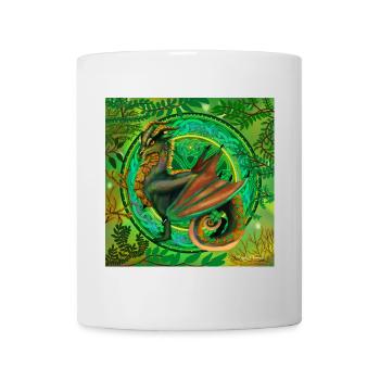 Forest Green Dragon - Mug - white - Front
