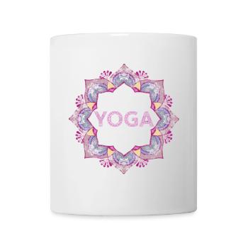 Yoga - Tasse - Weiß - Vorne