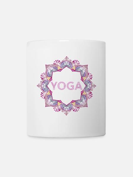 Yoga - Tasse - Weiß