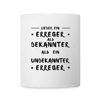 Ärzte Arzt Medizin Erreger Sprüche lustig Geschenk - Tasse - Weiß - Vorne